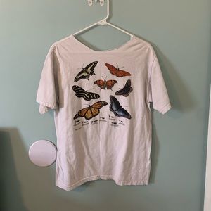vintage butterfly tee